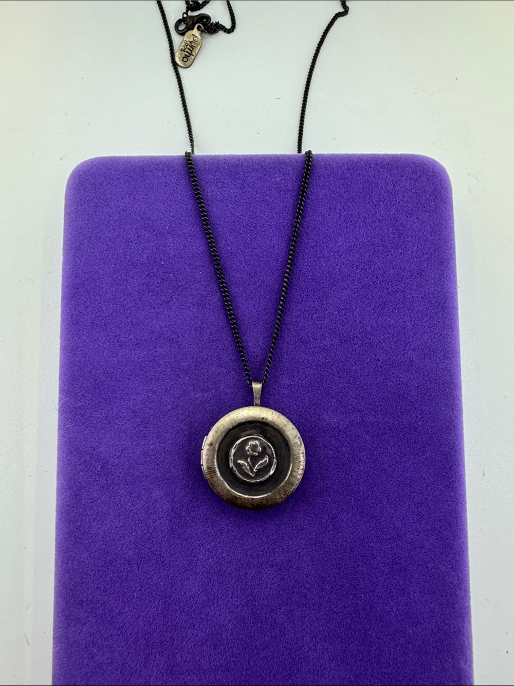 💛 Rare Pyrrha Sterling Silver Flora Locket Necklace | Hard to Find Collectors
